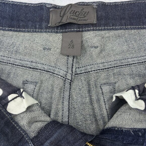 Lucky Brand Classic Rider Bootcut Jeans 6/28 Women’s Dark Wash, Mid-Rise Vintage - Picture 10 of 16